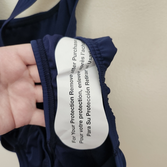 NWT Navy Speedo One Piece ProLT Bathing Suit - Picture 6 of 8